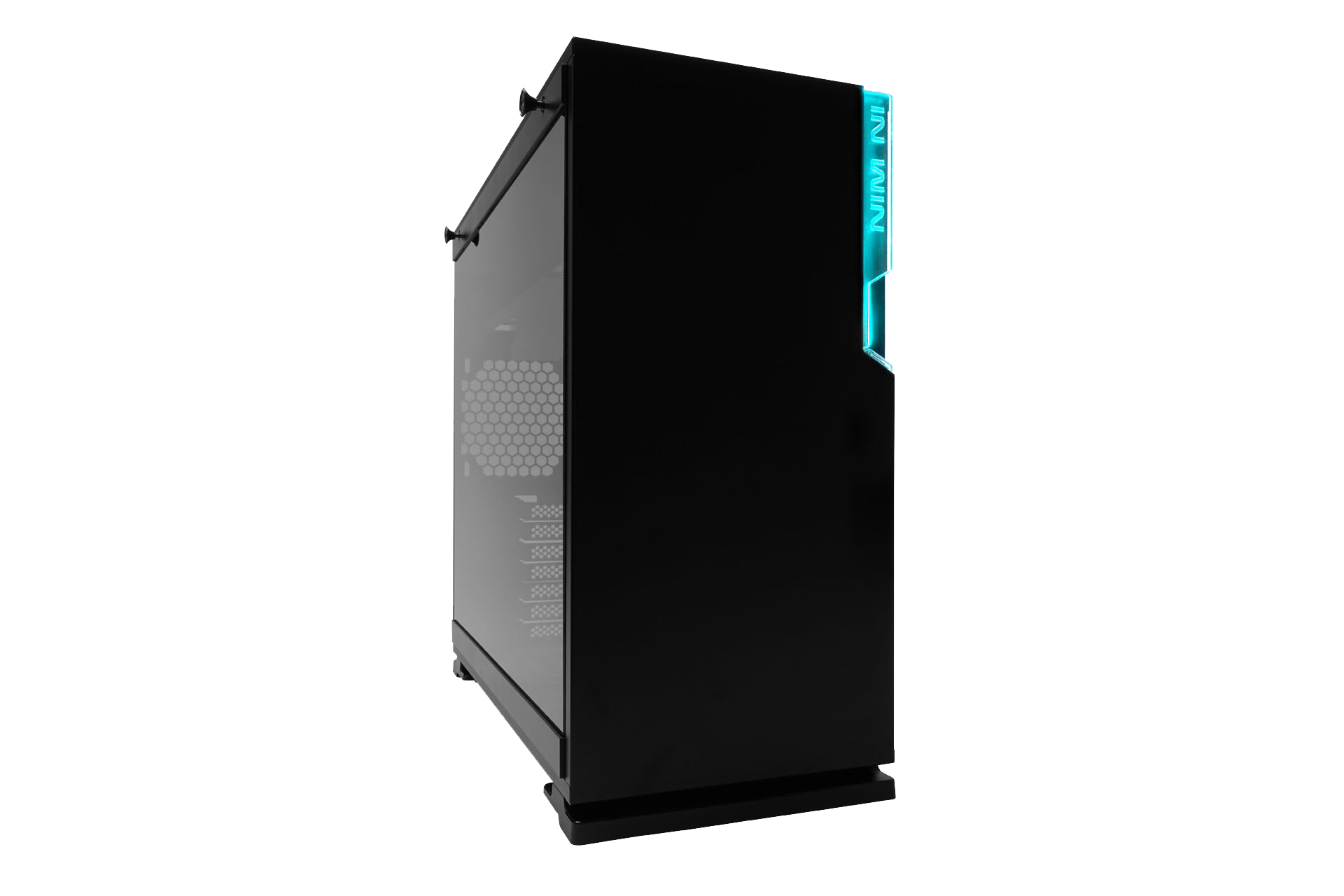 In Win 101C Mid Tower Chassis with Glass Panel- Black