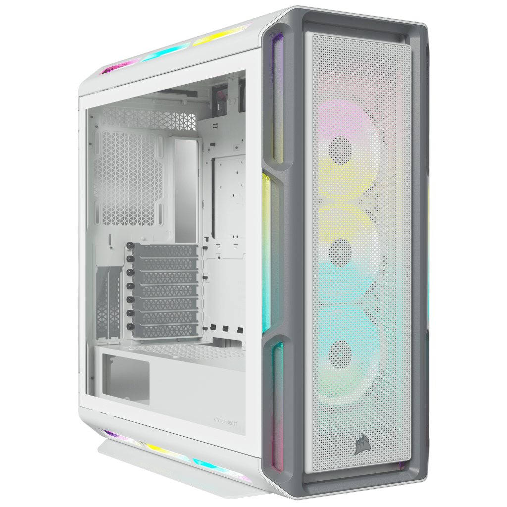 Corsair CUE 5000T RGB Tempered Glass Mid-Tower ATX PC Case White