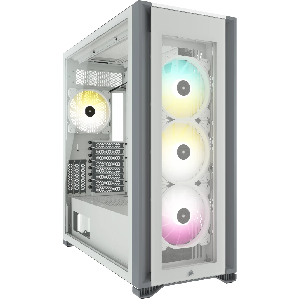Corsair CUE 7000X RGB Glass Full-Tower ATX PC Case White