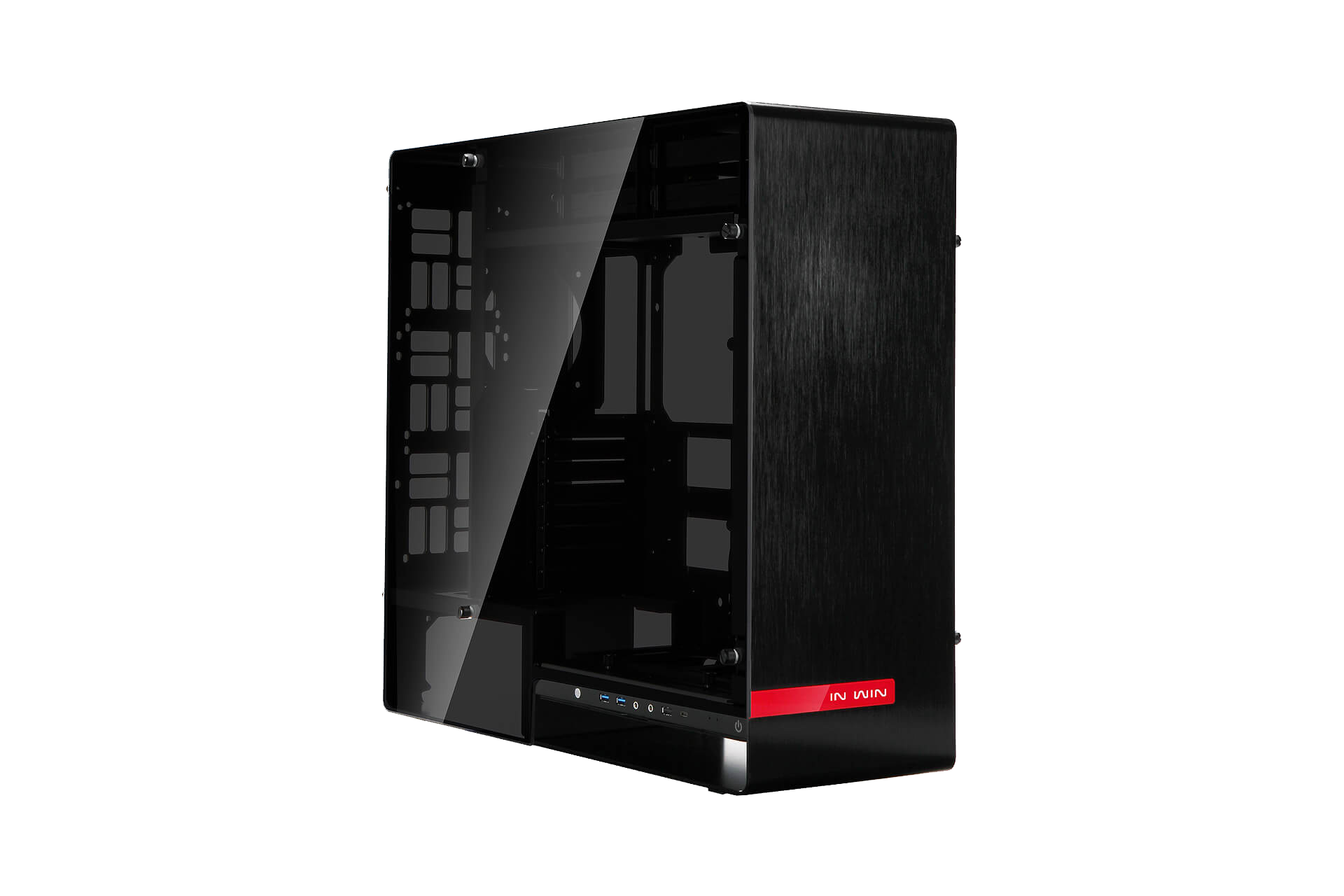 In Win 909 Full Tower Chassis , Black+Black Interior