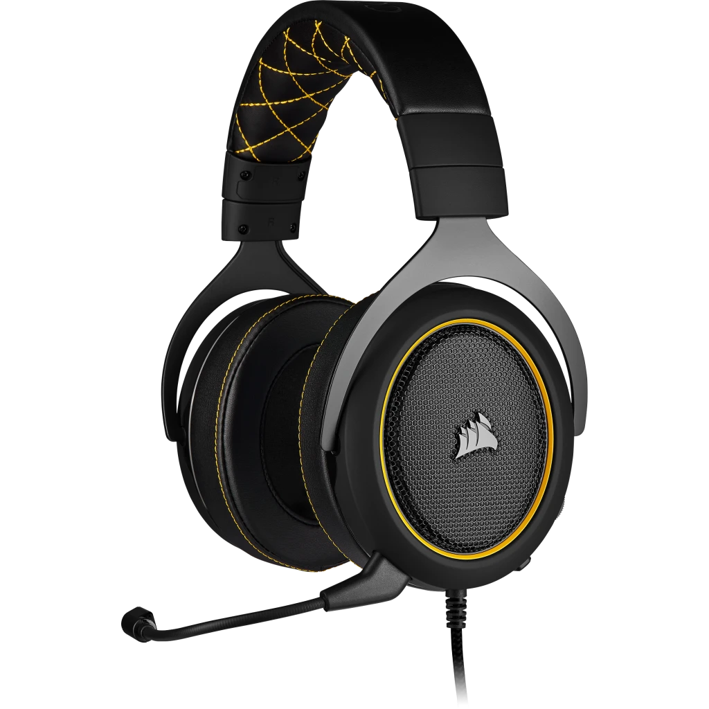 Corsair HS60 PRO SURROUND Gaming Headset — Yellow