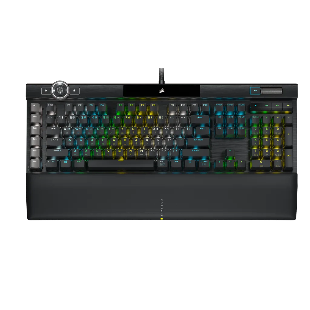 K100 RGB Mechanical Gaming Keyboard — CHERRY MX Speed — Black