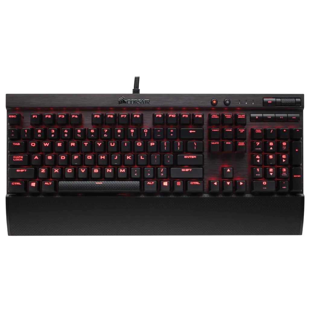K70 LUX Mechanical Gaming Keyboard — Red LED — CHERRY MX Blue