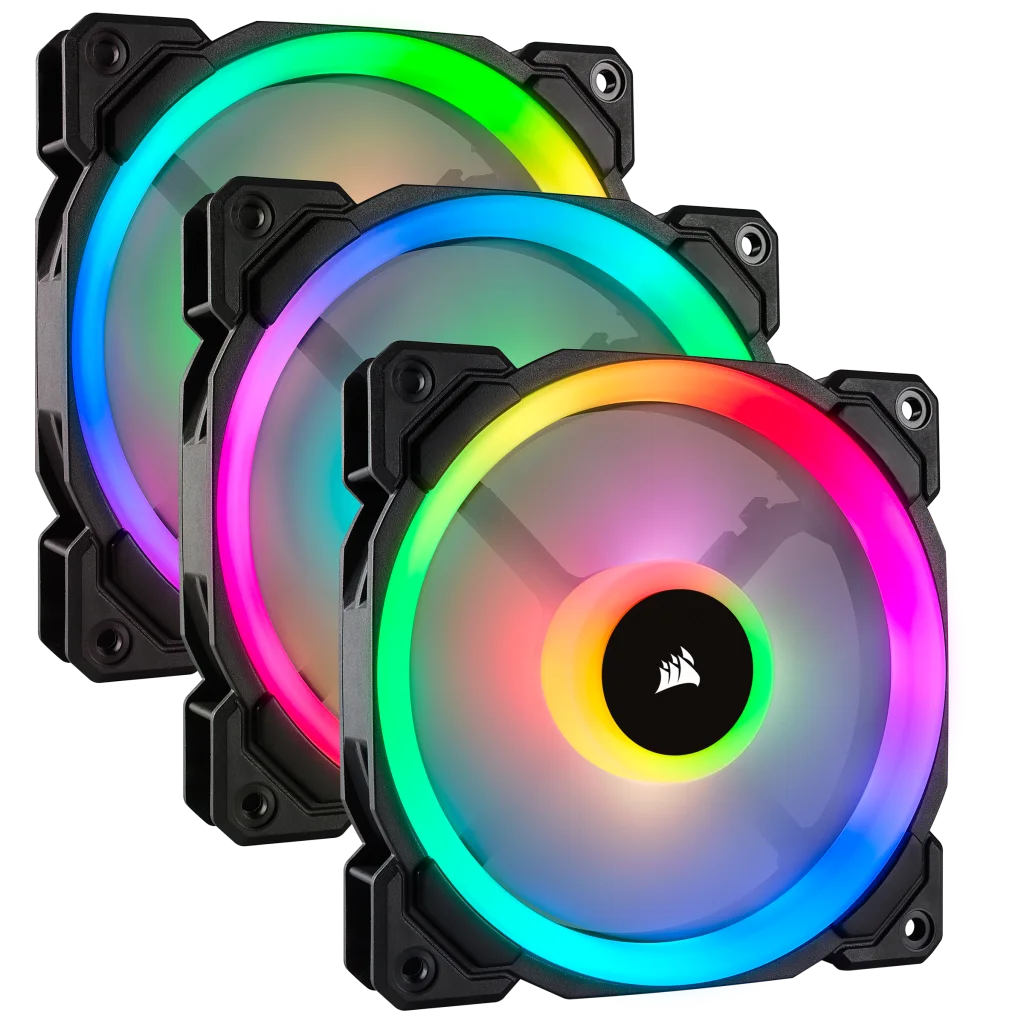 Corsair LL120 RGB 120mm Dual Light Loop RGB LED Fan 3 Fan Pack