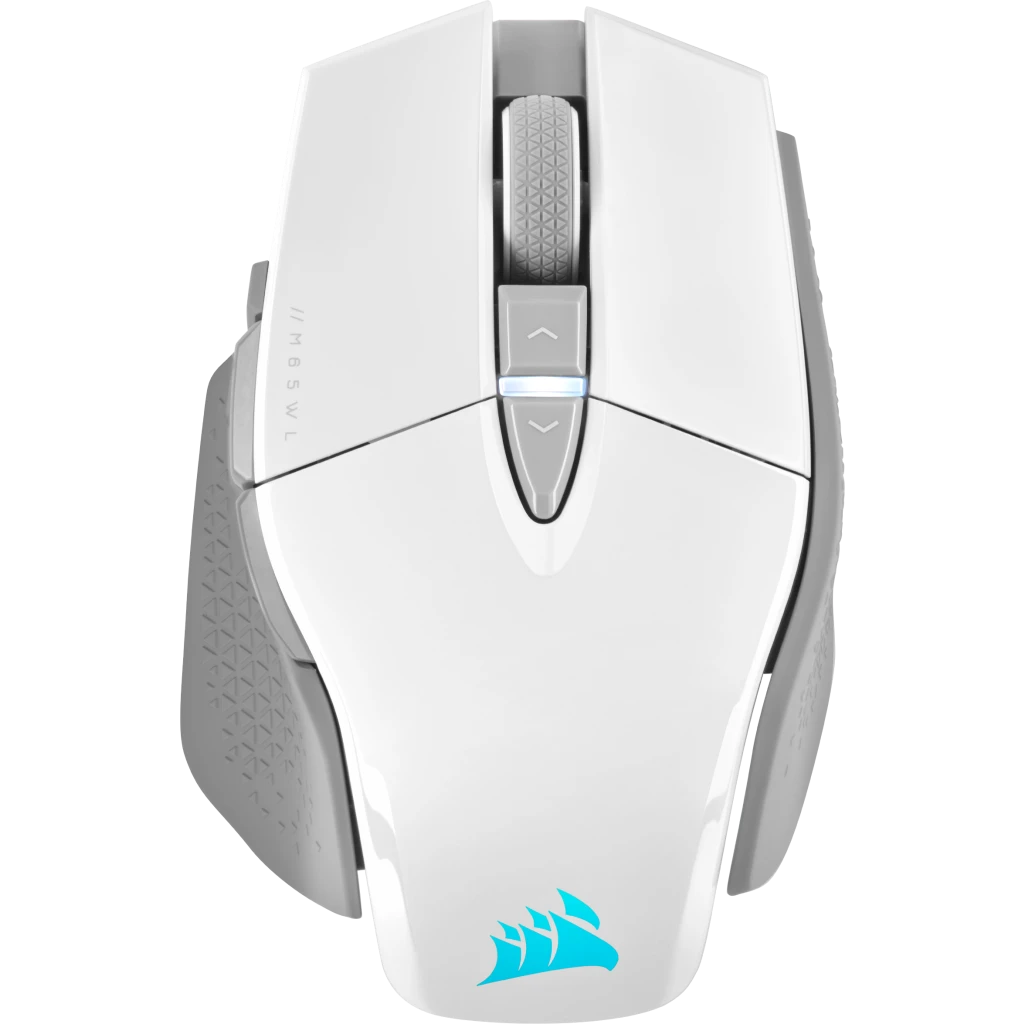 Corsair M65 RGB ULTRA WIRELESS Tunable FPS Gaming Mouse — White