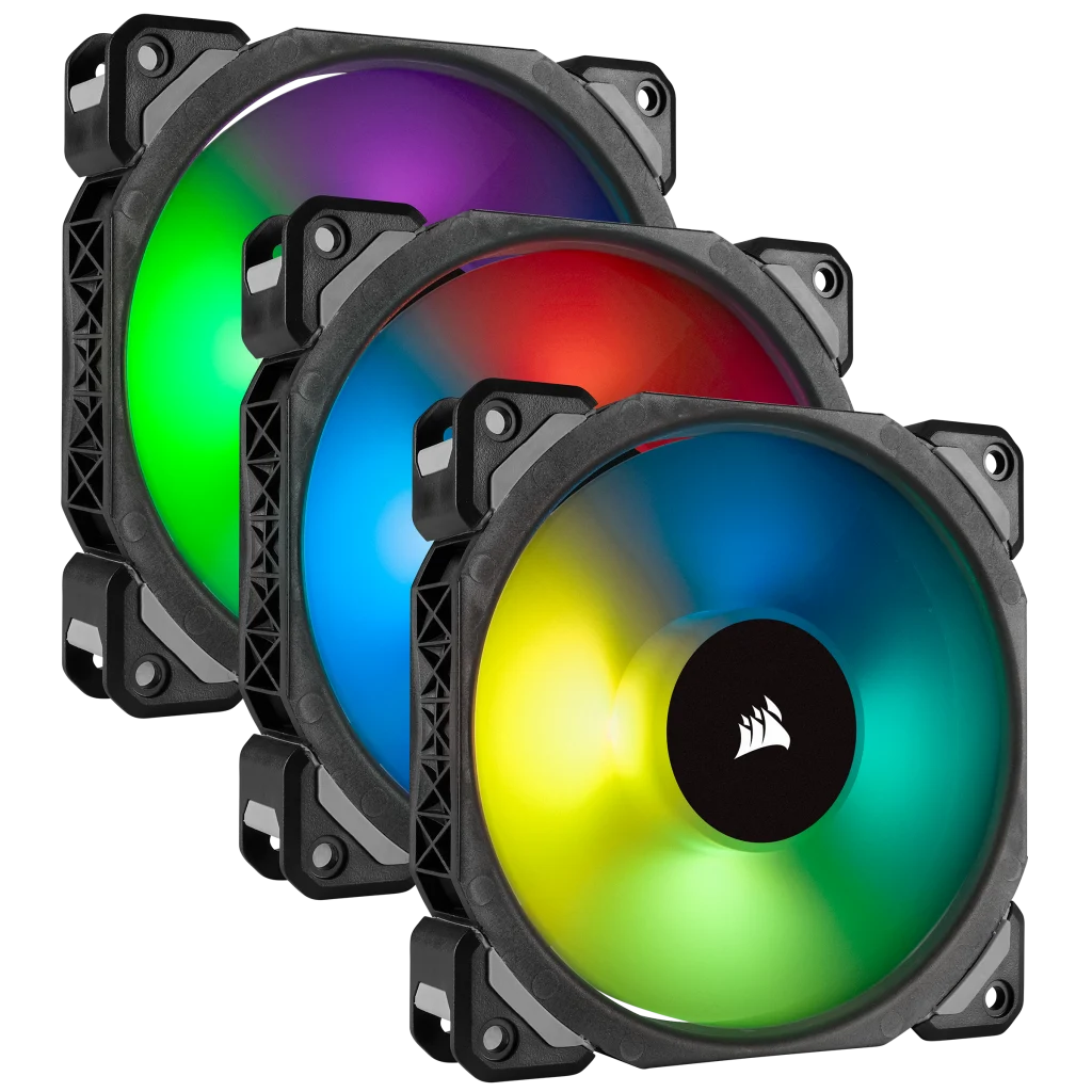 Corsair ML120 PRO RGB LED 120MM Magnetic Levitation Fan3 Pack