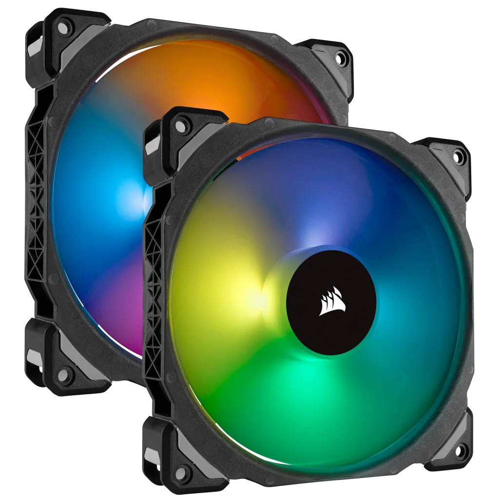 Corsair ML140 PRO RGB LED 140MM Levitation Twin Fan Pack