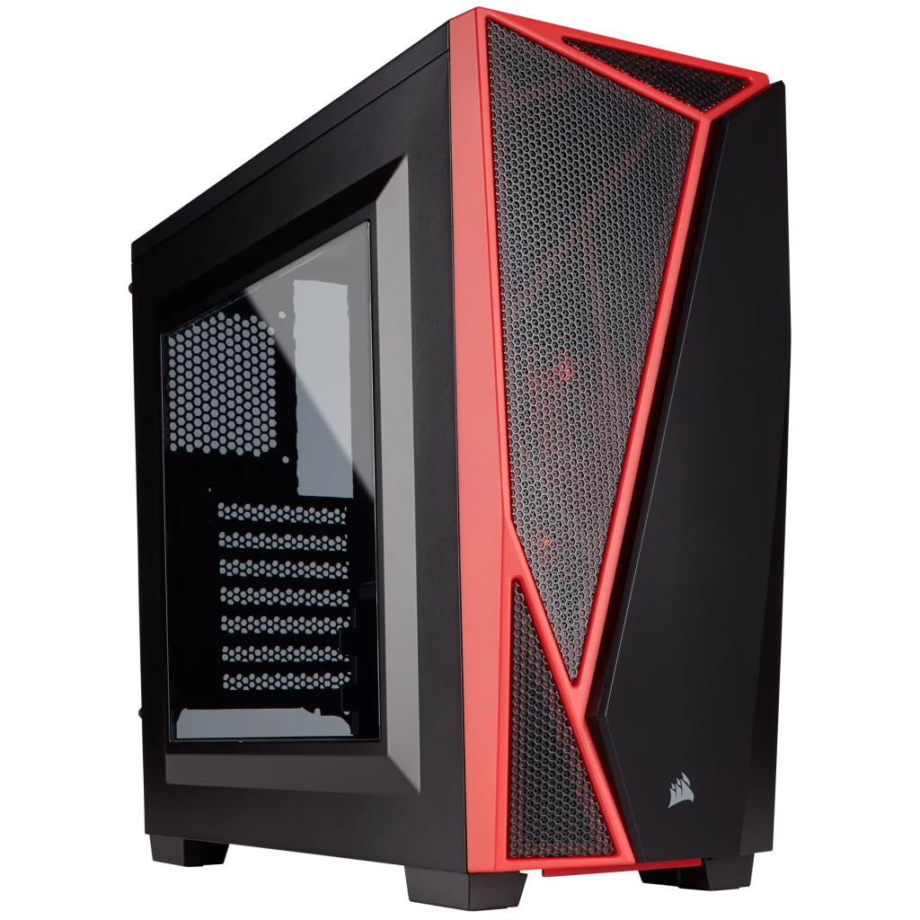 Corsair Carbide Series SPEC04 Mid-Tower Gaming Case Black/Red