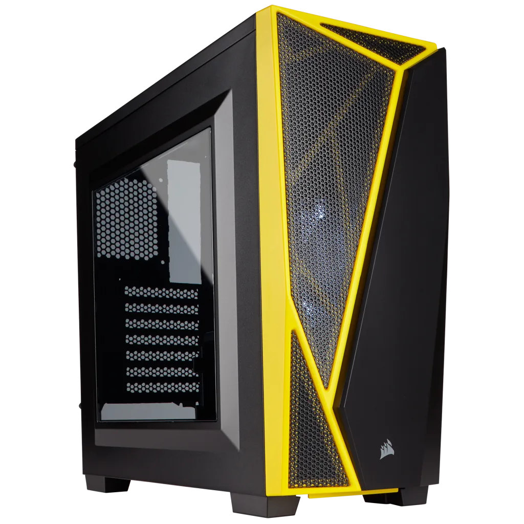 Corsair Carbide Series SPEC04 Mid-Tower Gaming Case Black/Yellow