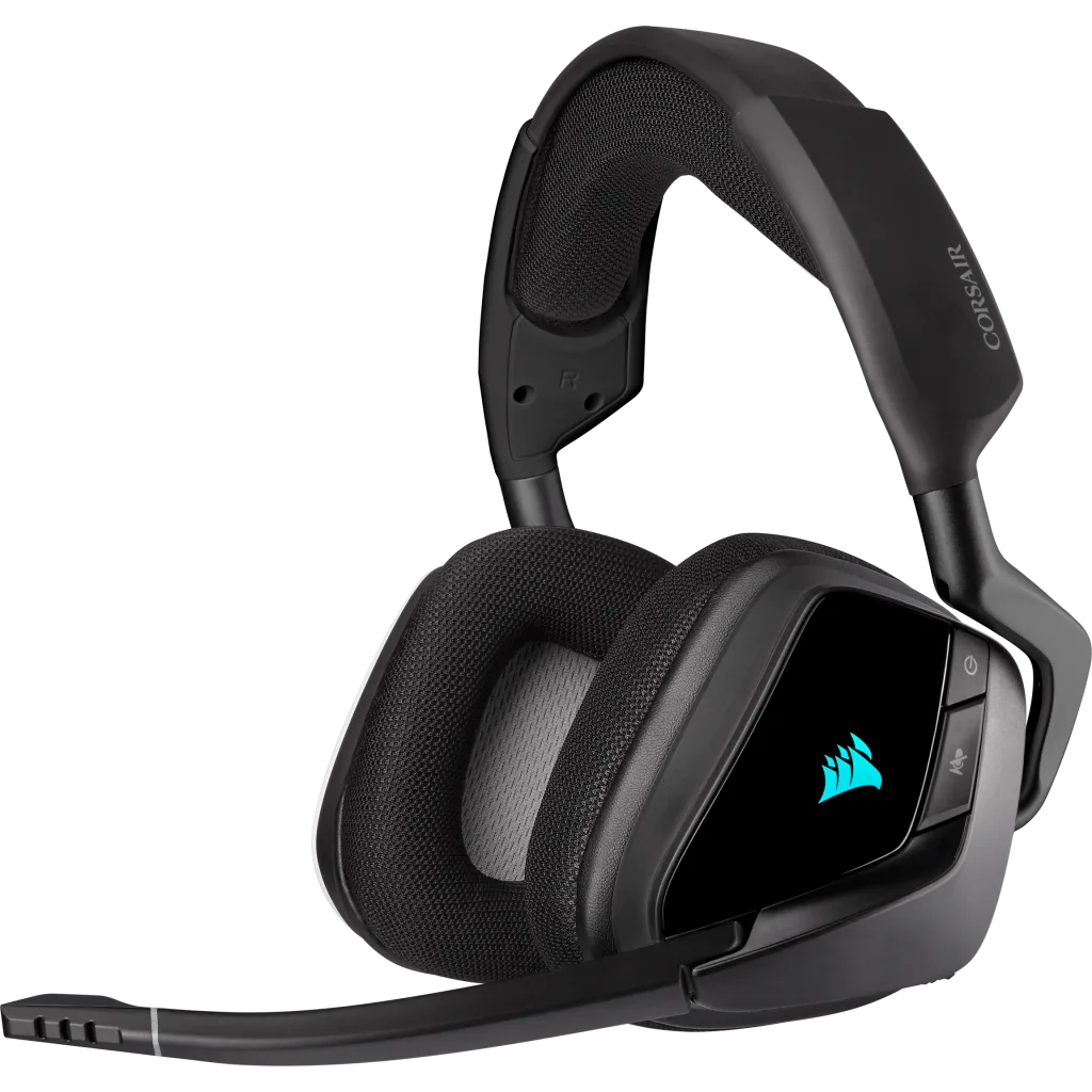 Corsair VOID RGB ELITE Wireless Premium Gaming Headset with 7.1 Surround Sound — Carbon