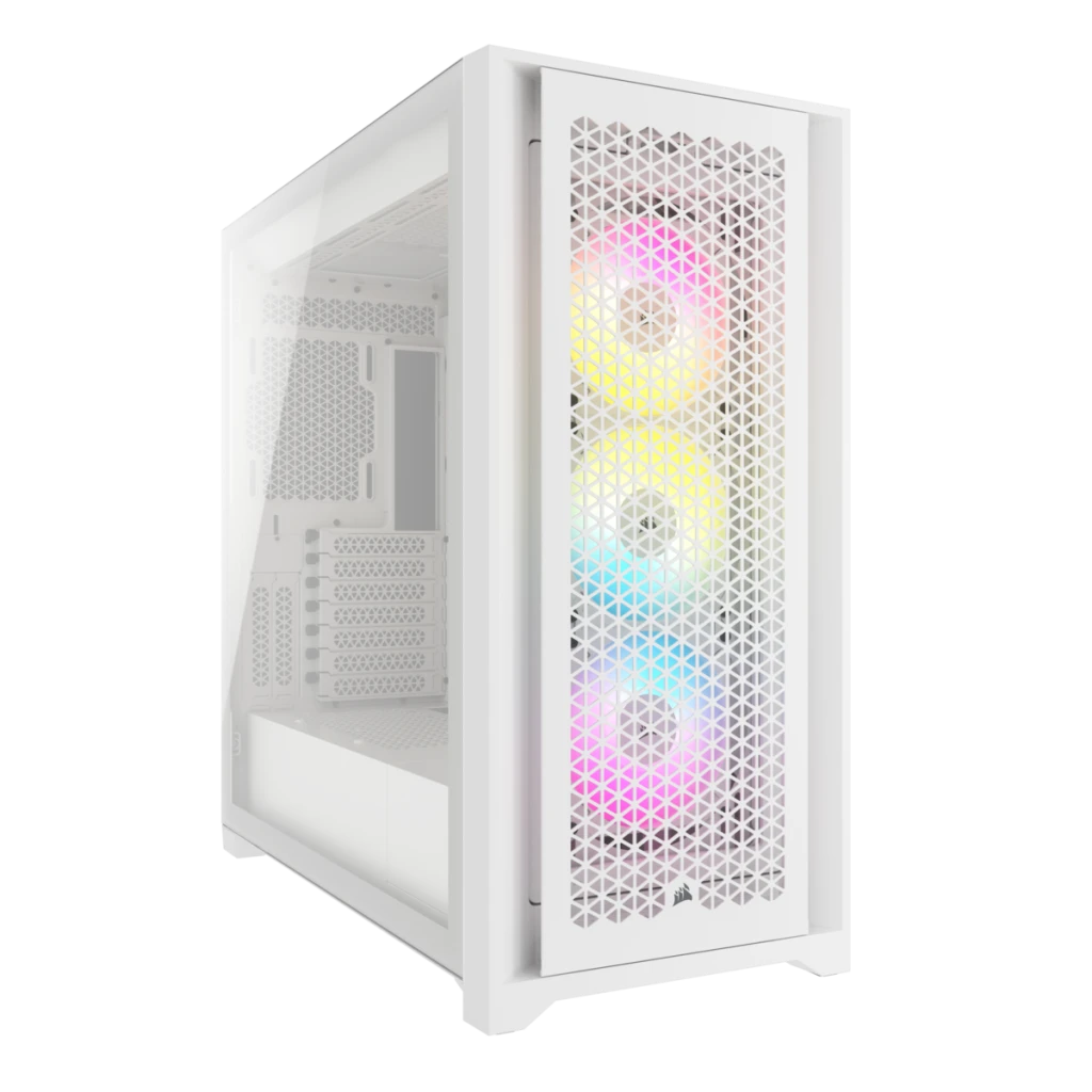 Corsair iCUE 5000D RGB AIRFLOW Mid-Tower Case True White