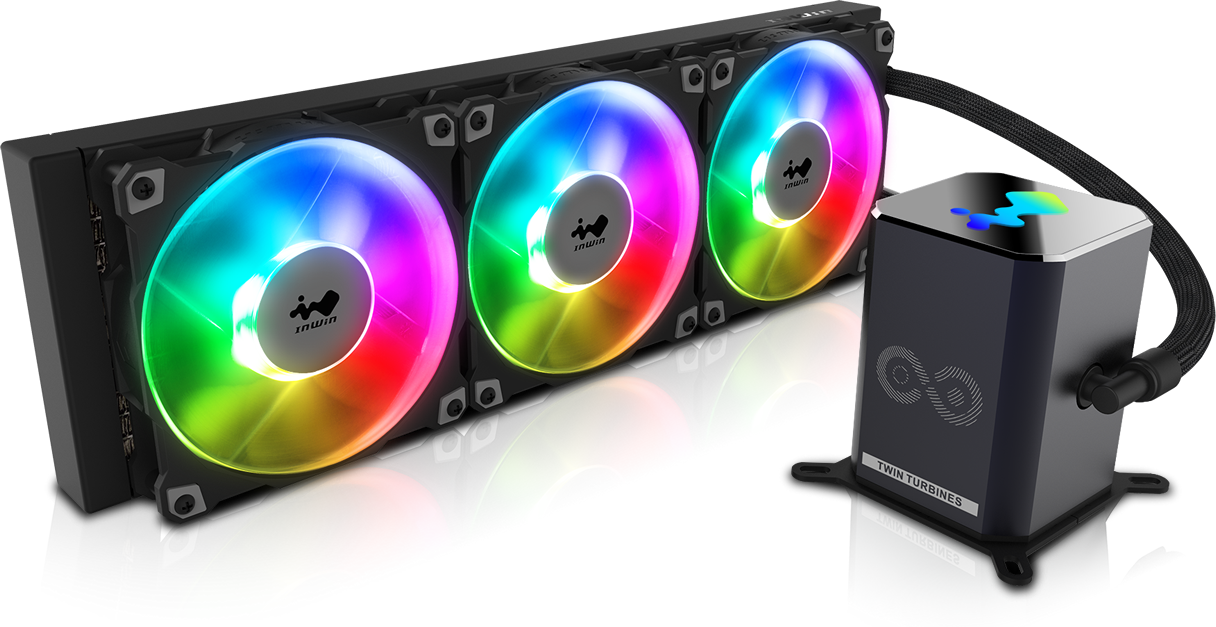 In-win SR36 Pro RGB 360mm CPU water cooling with Controller